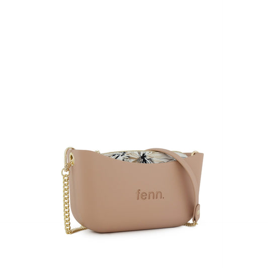 Classic Collection – Mocha – Pattern Inner – Gold Zip – Mocha/Gold Chain