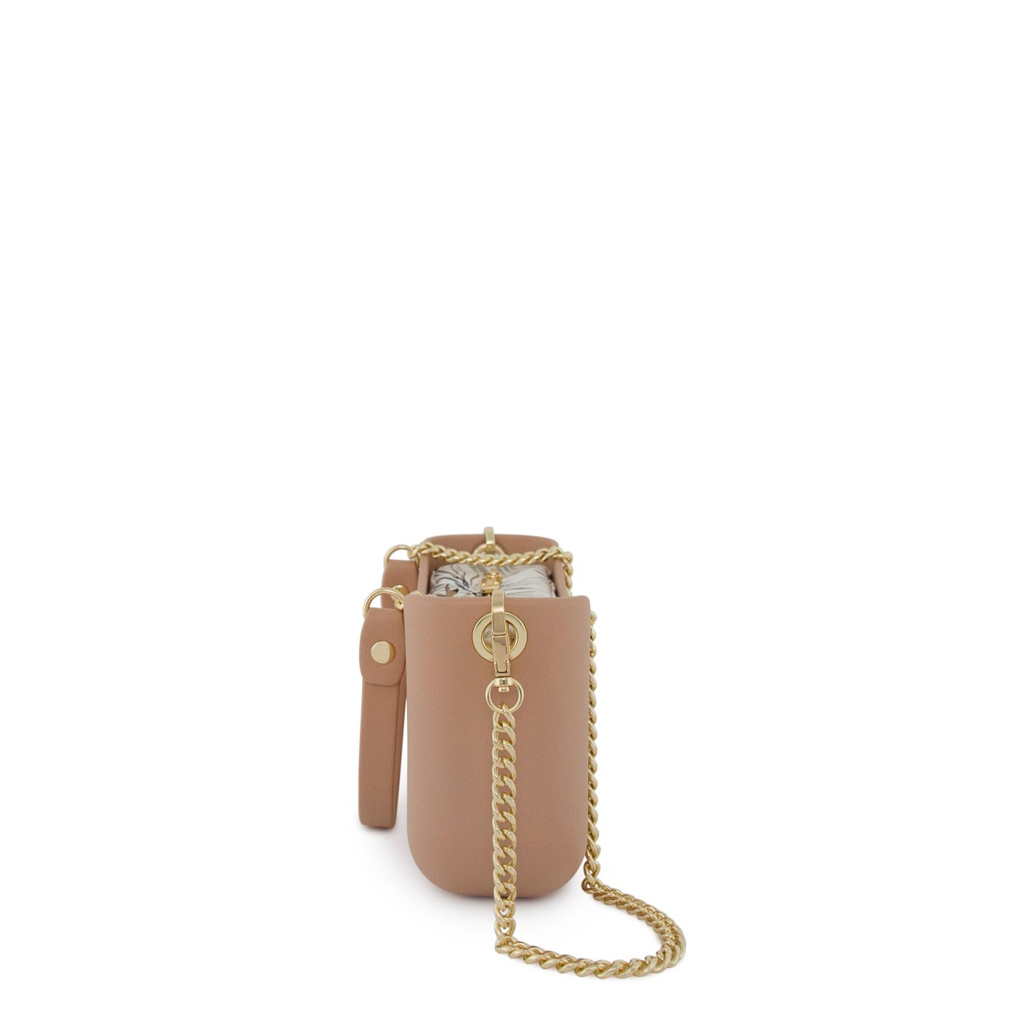 Classic Collection – Mocha – Pattern Inner – Gold Zip – Mocha/Gold Chain
