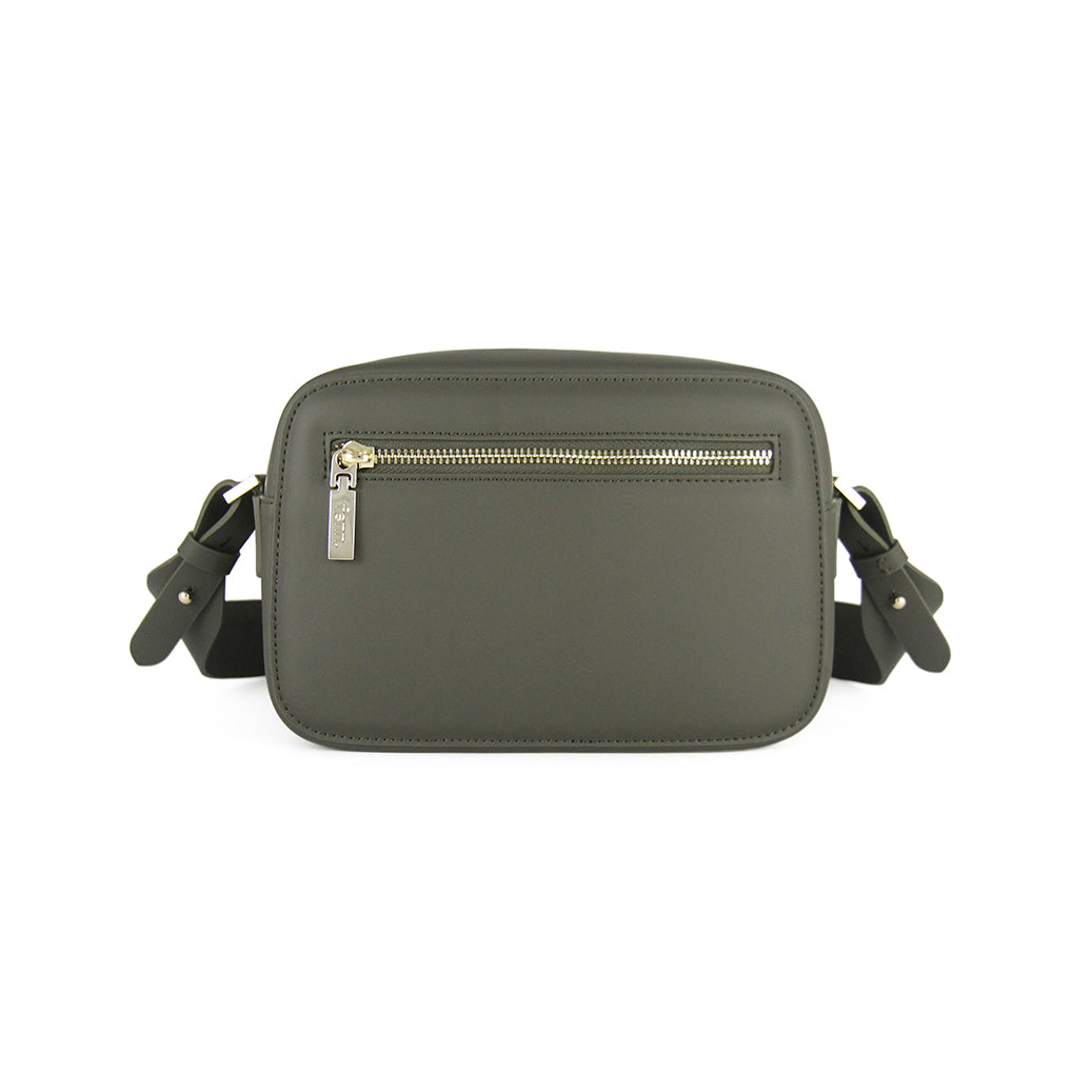 Crossbody – Army Green – Gold Zip