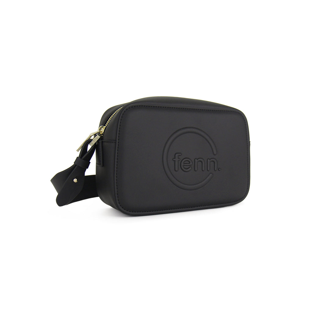 Crossbody – Black – Gold Zip