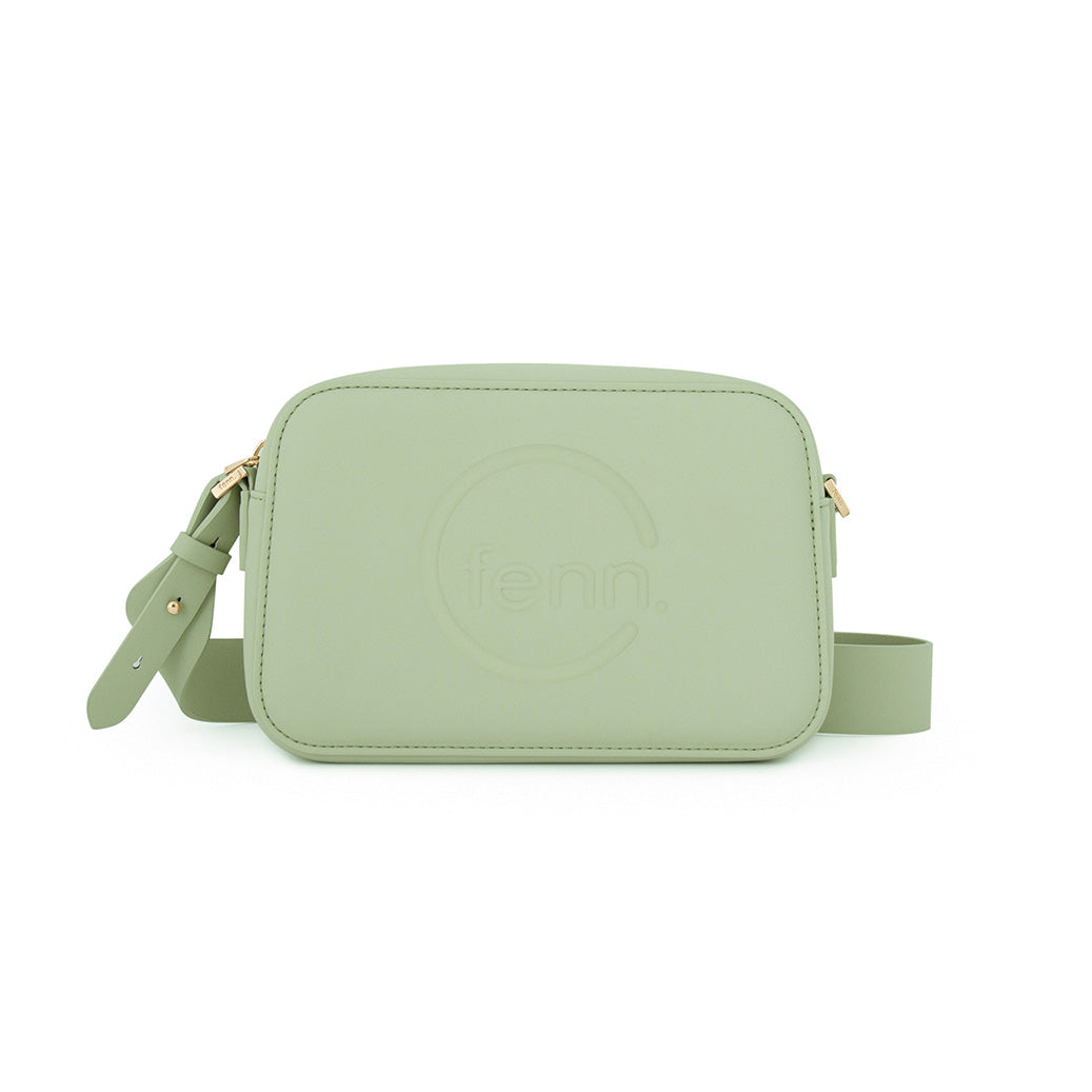 Crossbody – Pastel Green – Silver Zip