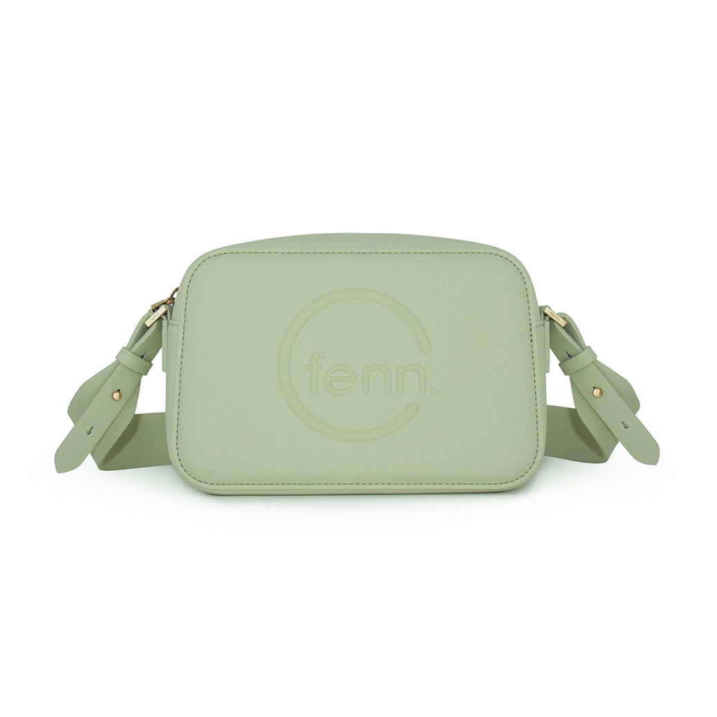 Crossbody – Pastel Green – Silver Zip