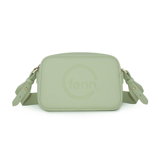 Crossbody – Pastel Green – Silver Zip