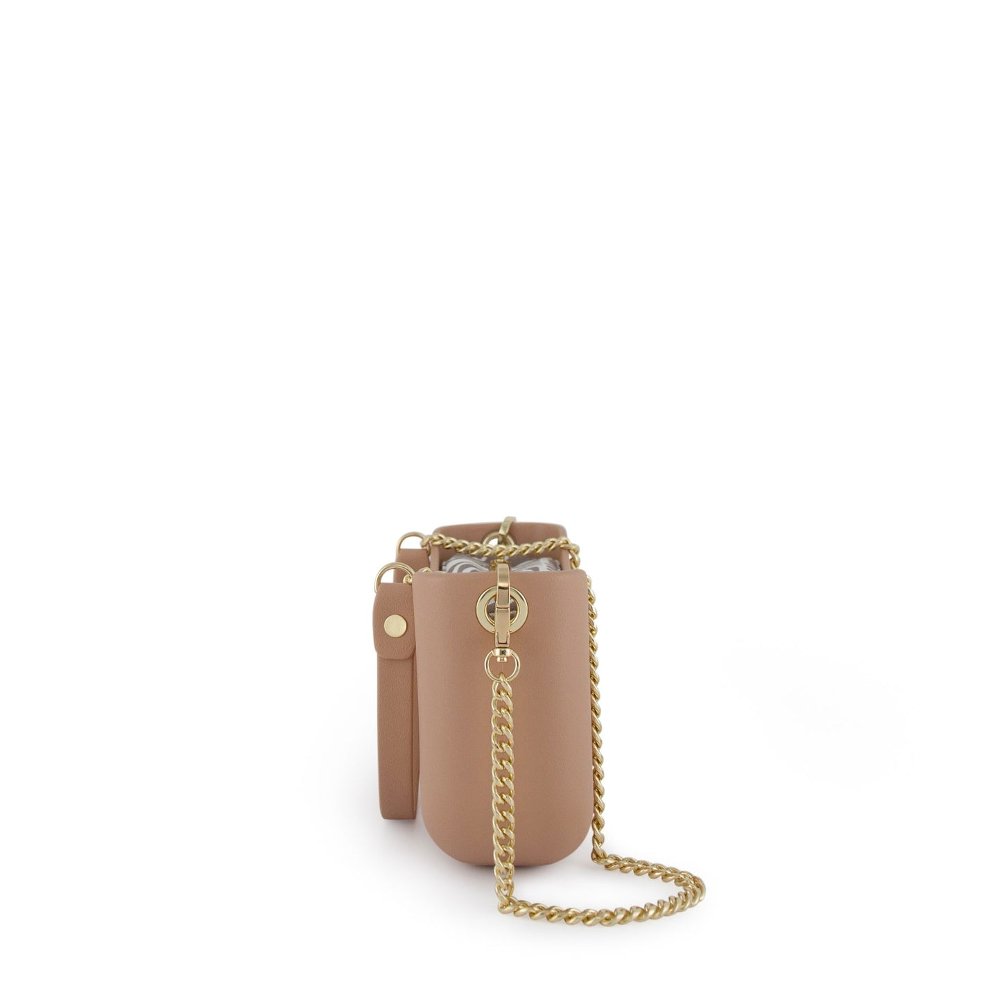 Classic Collection – Mocha – Pattern Inner – Gold Zip – Mocha/Gold Chain