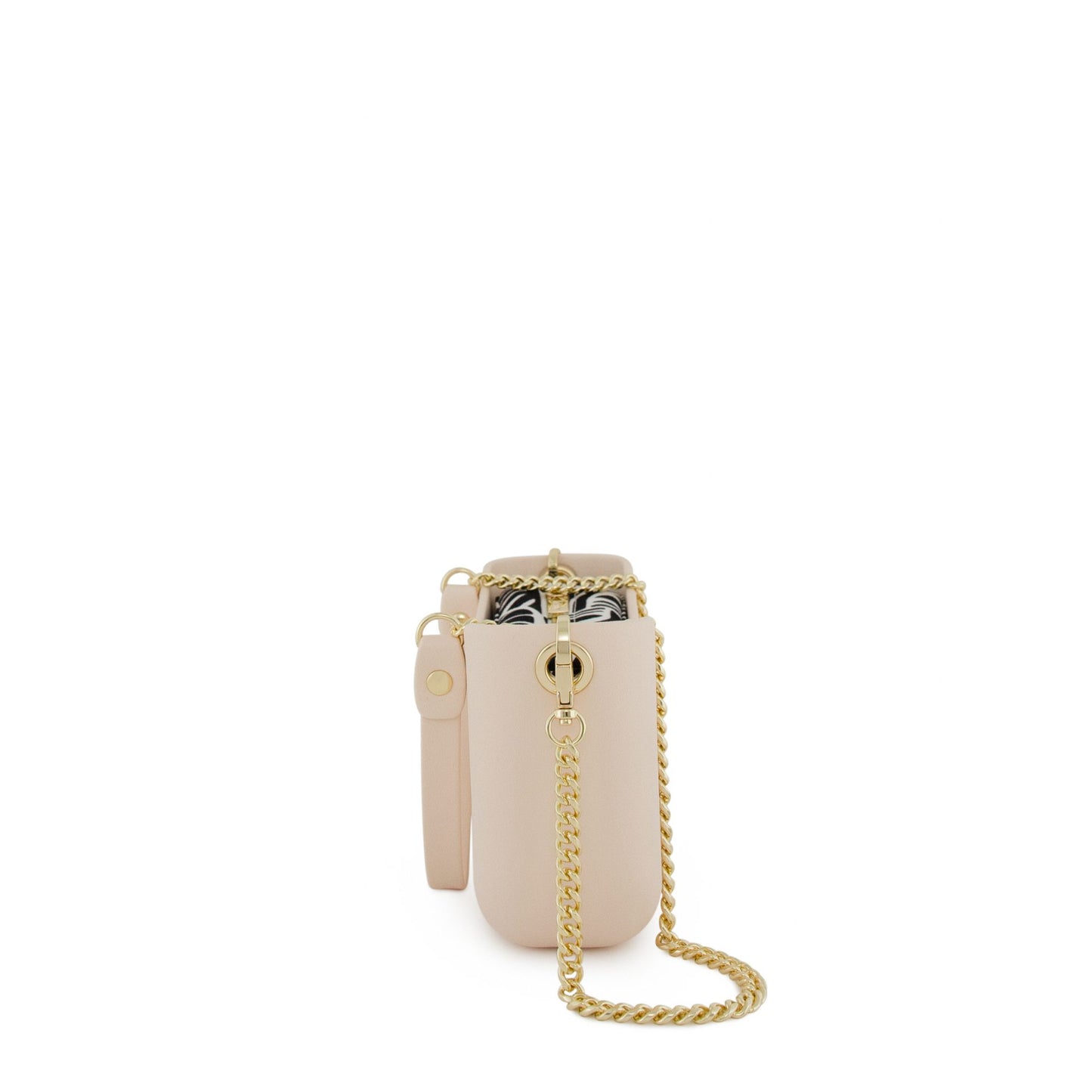Classic Collection – Nude – Pattern Inner – Gold Zip – Nude/Gold Chain