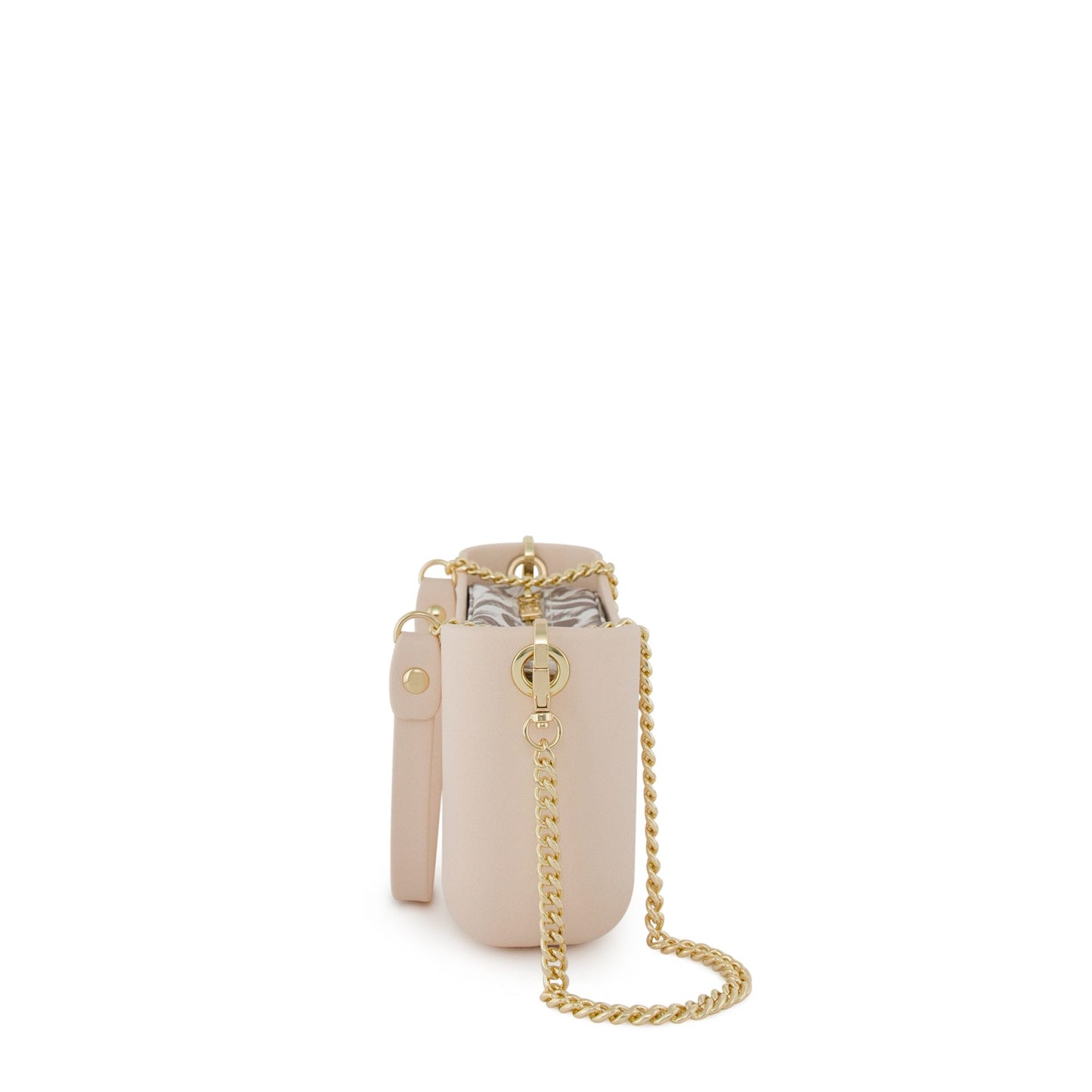 Classic Collection – Nude – Pattern Inner – Gold Zip – Nude/Gold Chain