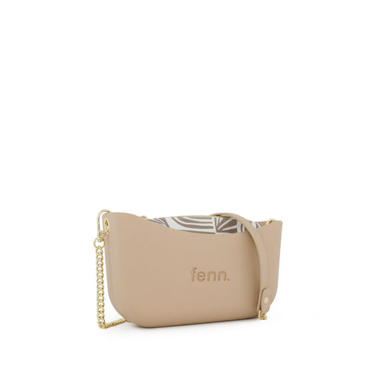 Classic Collection – Sand – Pattern Inner – Gold Zip – Sand/Gold Chain